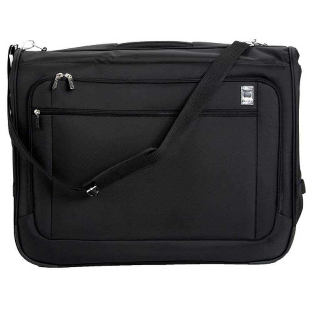 Delsey Helium SKY Traditional Garment Bag Black Travel Storage Vacation Roomy